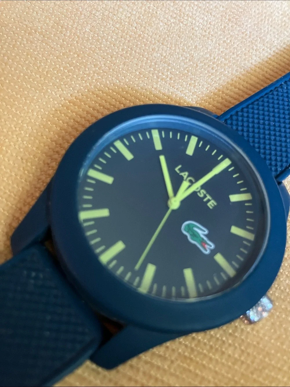 Men’s Lacoste Blue Silicone Watch